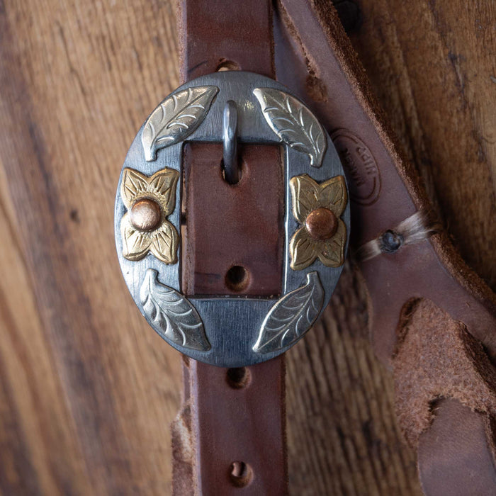 Joe Hipp Split Ear Headstall w/ Teskey's Hardware