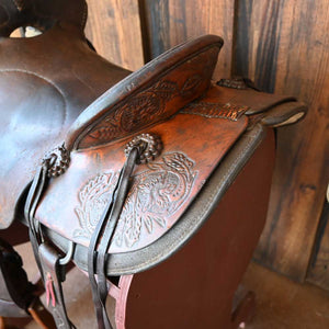 15" USED CRAIG LEWIS RANCH SADDLE Saddles Craig Lewis