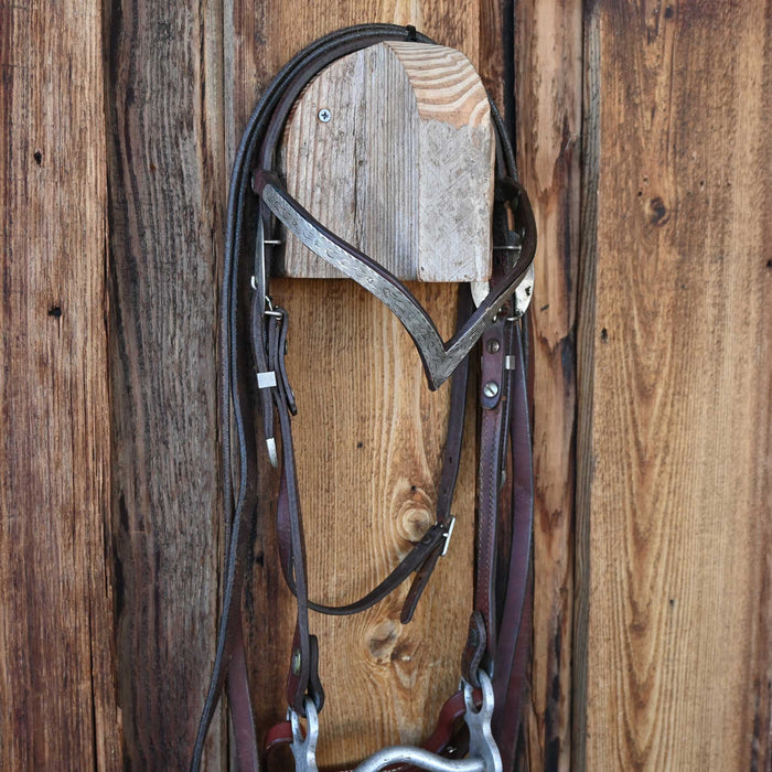 Colo. Bit & Spur Solid Port Bridle Rig Sale Barn Colo. Bit & Spur
