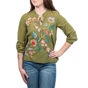 Johnny Was Field Blouse WOMEN - Clothing - Tops - Long Sleeved Johnny Was Collection