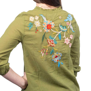 Johnny Was Field Blouse WOMEN - Clothing - Tops - Long Sleeved Johnny Was Collection