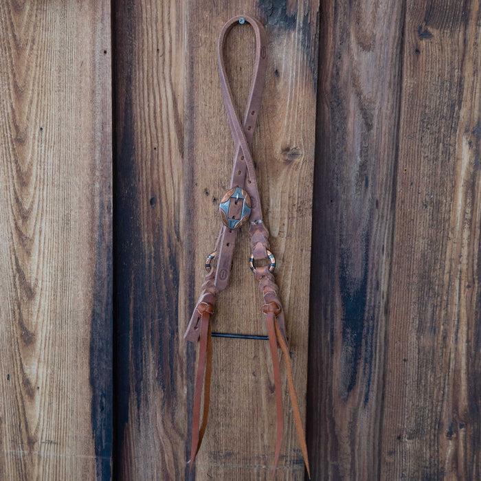 Joe Hipp Split Ear Headstall w/ Teskey's Hardware