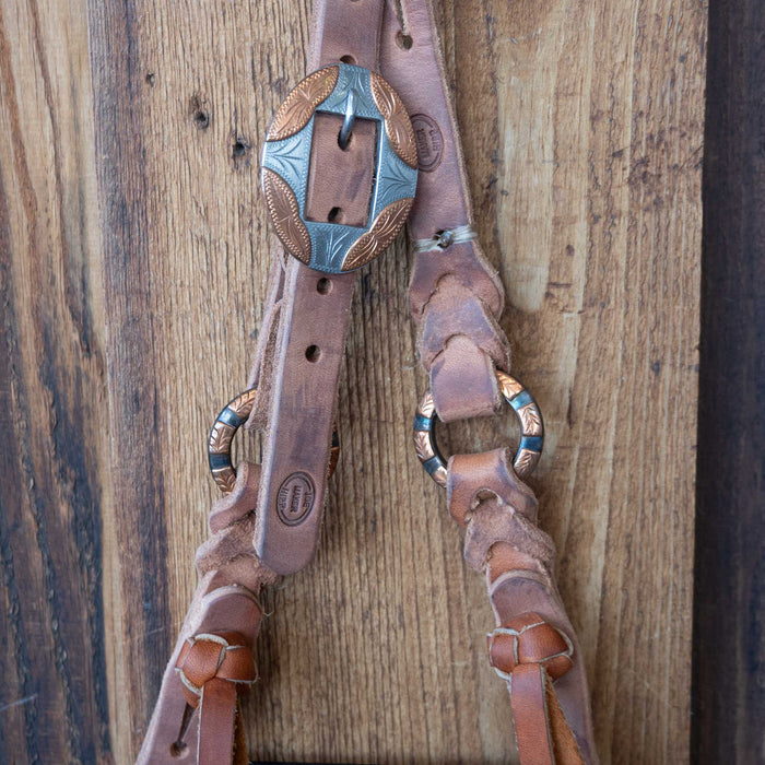 Joe Hipp Split Ear Headstall w/ Teskey's Hardware