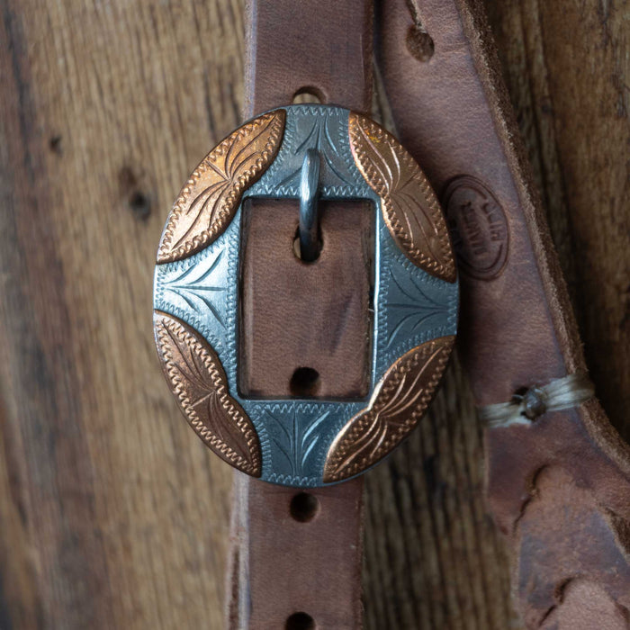 Joe Hipp Split Ear Headstall w/ Teskey's Hardware