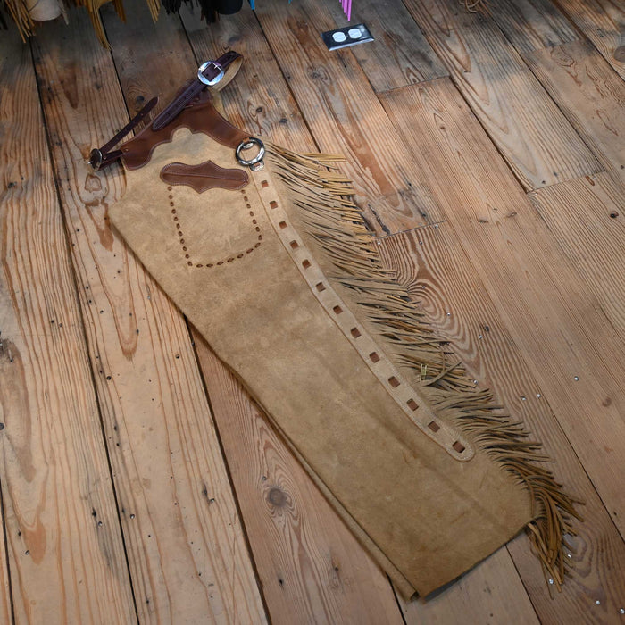Teskey's X-Large Roughout Tan Shotgun Chaps