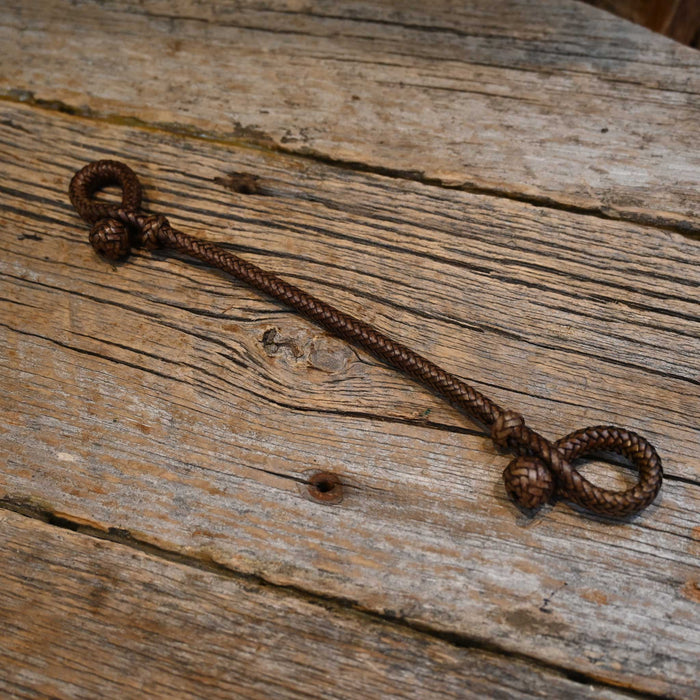 Chocolate Brown Rawhide Bit Hobble