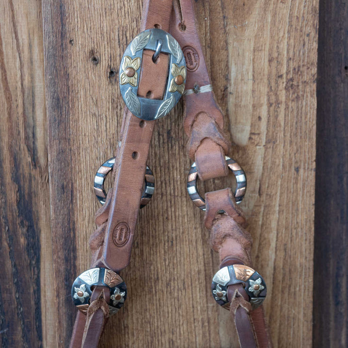 Joe Hipp Split Ear Headstall w/ Teskey's Hardware
