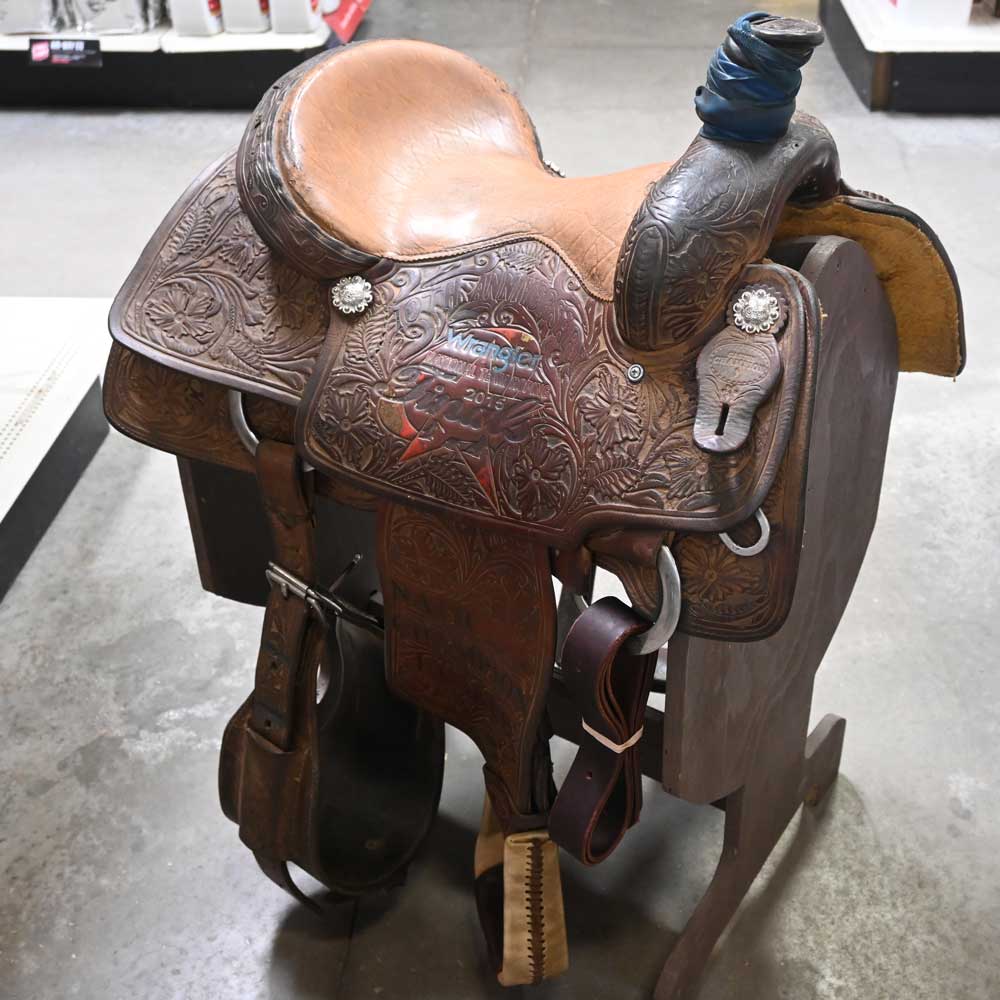 14.5" USED CACTUS TEAM ROPING SADDLE