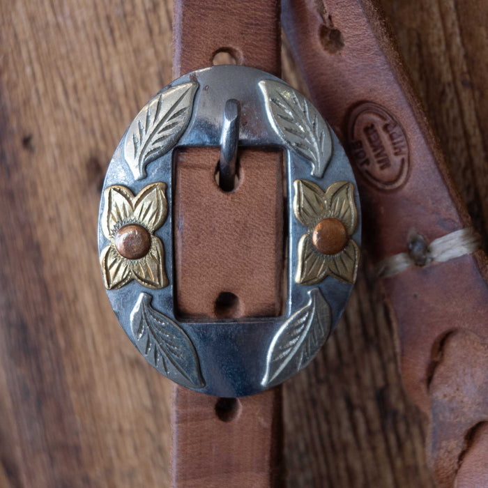 Joe Hipp Split Ear Headstall w/ Teskey's Hardware