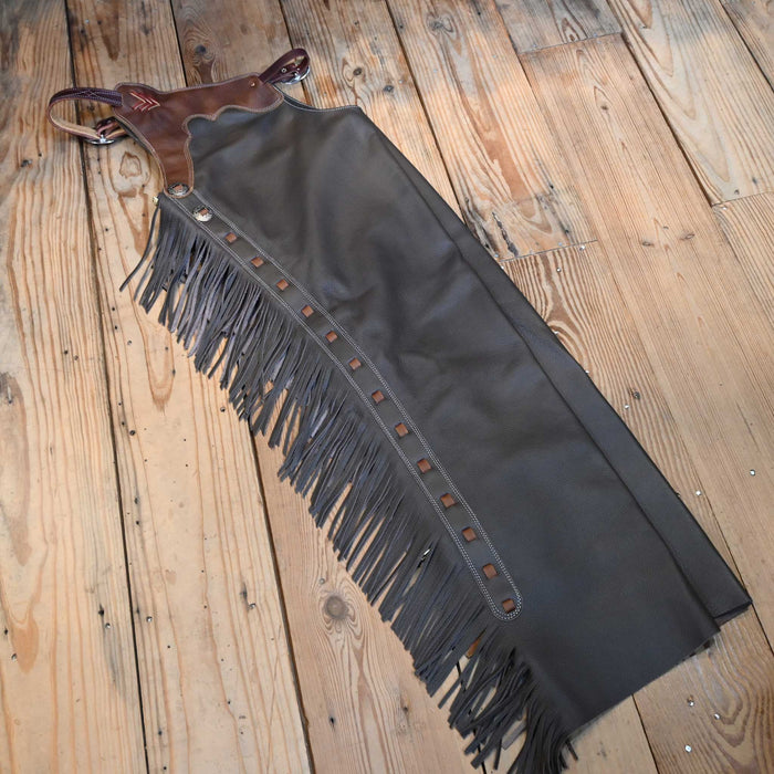 Teskey's X-Large Smooth Chocolate Shotgun Chaps