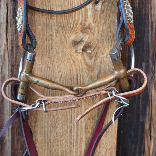 D-Ring Brass Snaffle Bridle Rig Sale Barn misc