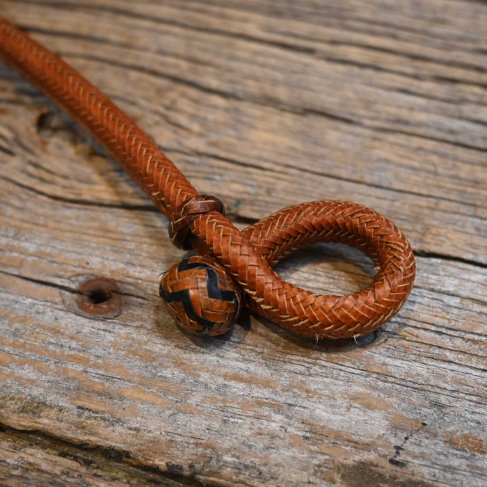Burnt Orange Rawhide Bit Hobble