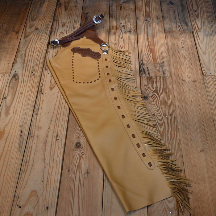 Teskey's X-Large Smooth Tan Shotgun Chaps