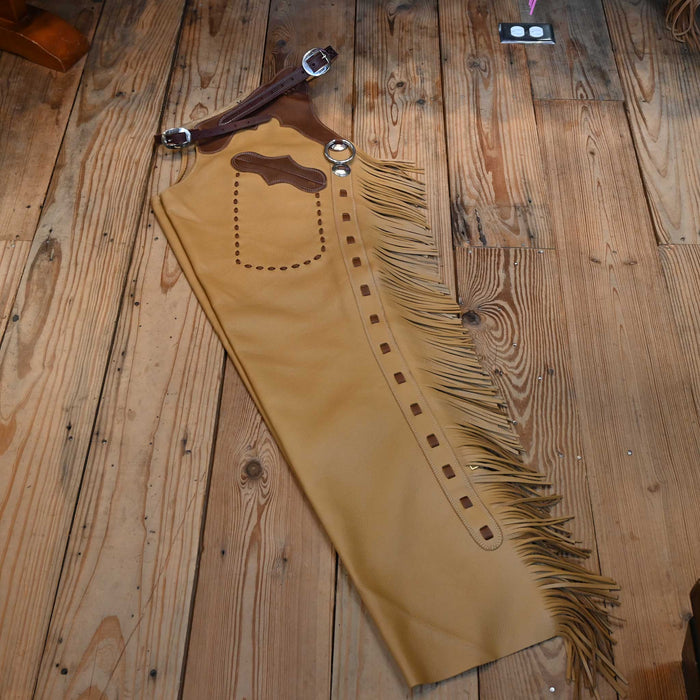 Teskey's X-Large Smooth Tan Shotgun Chaps