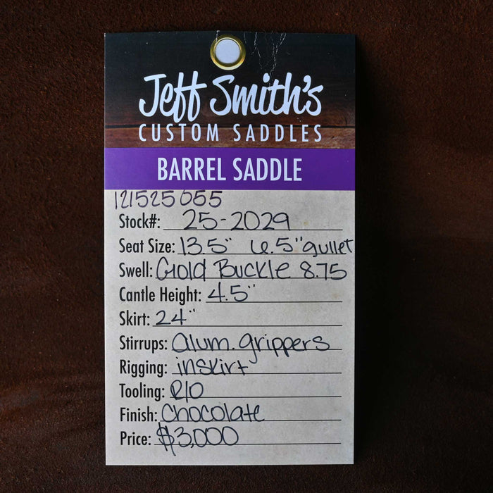 13.5" JEFF SMITH BARREL SADDLE