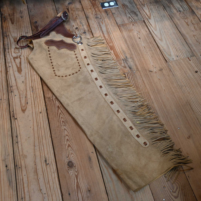Teskey's X-Large Roughout Tan Shotgun Chaps