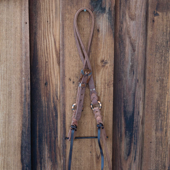 Joe Hipp Split Ear Headstall w/ Teskey's Hardware
