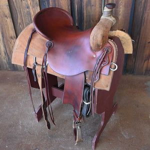 16.5" USED TESKEY'S RANCH CUTTING SADDLE Saddles Teskey's Saddlery