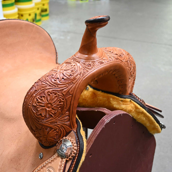 15.5" TESKEY'S BARREL SADDLE Saddles - New Teskey's Saddlery