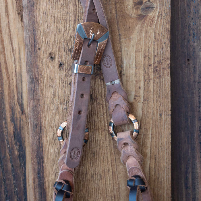 Joe Hipp Split Ear Headstall w/ Teskey's Hardware