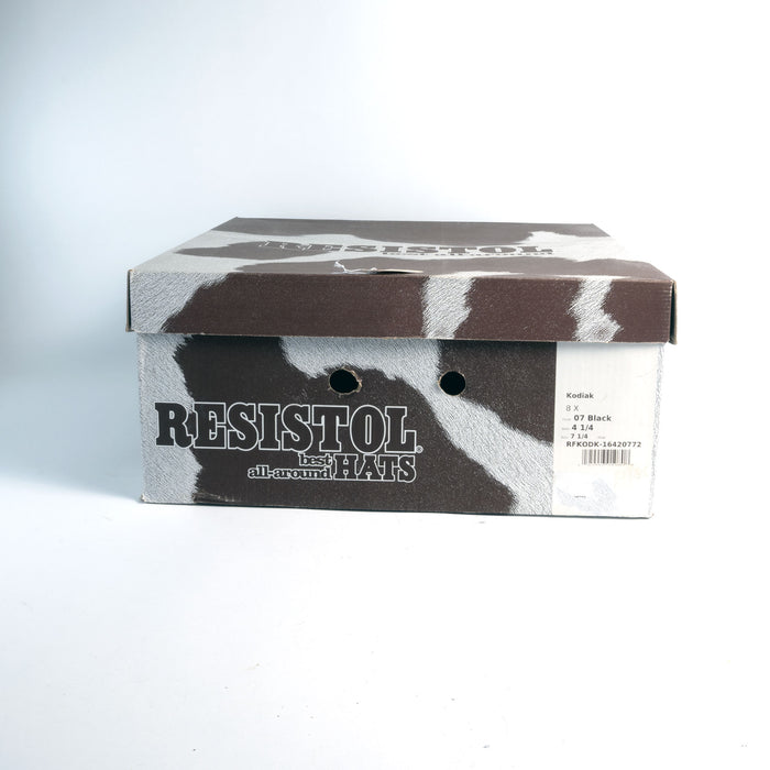 NEW Resistol Best-All-Around Grizzly Black Cowboy Hat Sale Barn Resistol