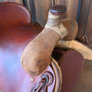 16.5" USED TESKEY'S RANCH CUTTING SADDLE Saddles Teskey's Saddlery