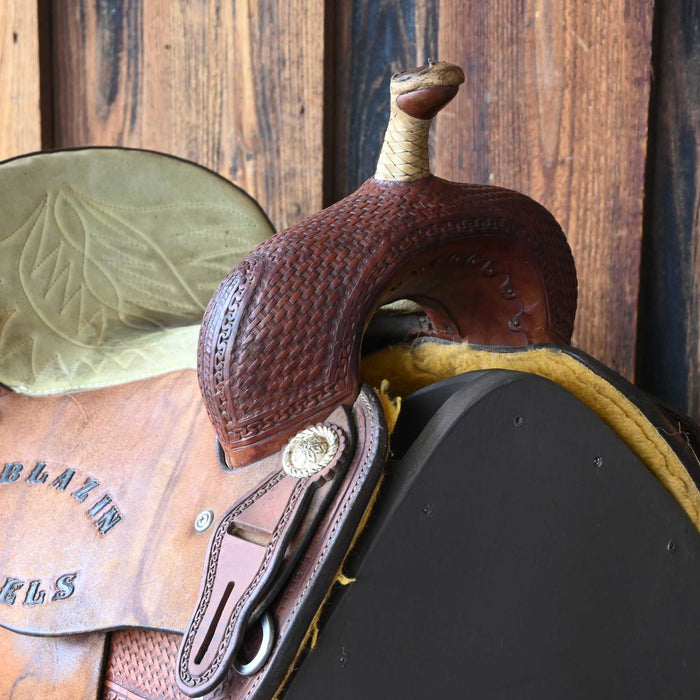 14" USED CORRIENTE BARREL SADDLE