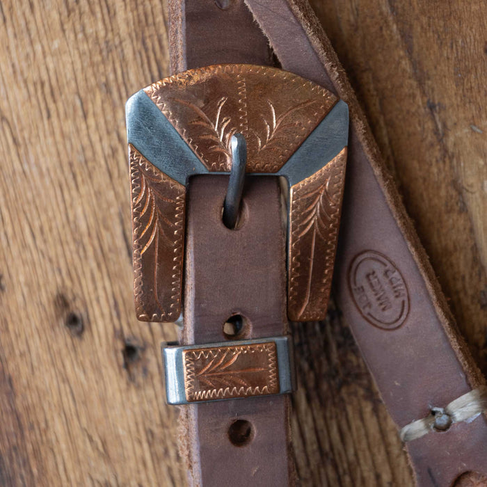 Joe Hipp Split Ear Headstall w/ Teskey's Hardware