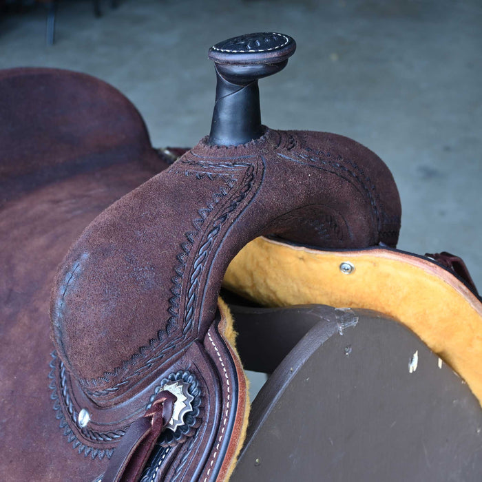 16" JEFF SMITH BUSTER WELCH RANCH CUTTER SADDLE
