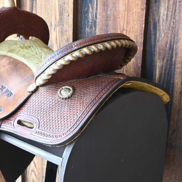 14" USED CORRIENTE BARREL SADDLE