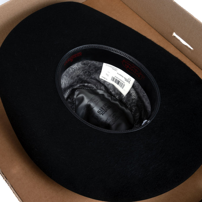 NEW Resistol Best-All-Around Grizzly Black Cowboy Hat Sale Barn Resistol