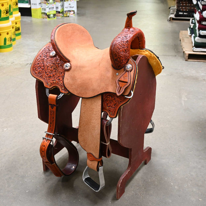 15" TESKEY'S BARREL SADDLE Saddles - New Teskey's Saddlery