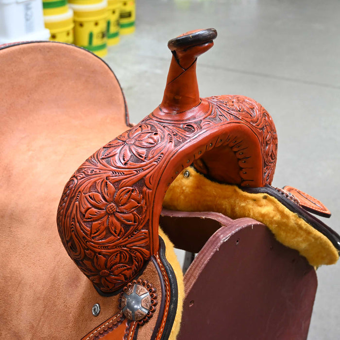 15" TESKEY'S BARREL SADDLE Saddles - New Teskey's Saddlery