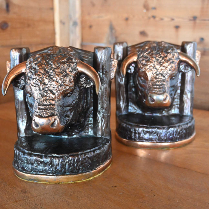 1947 Dodge Inc. Gladys Brown Hereford Bookends