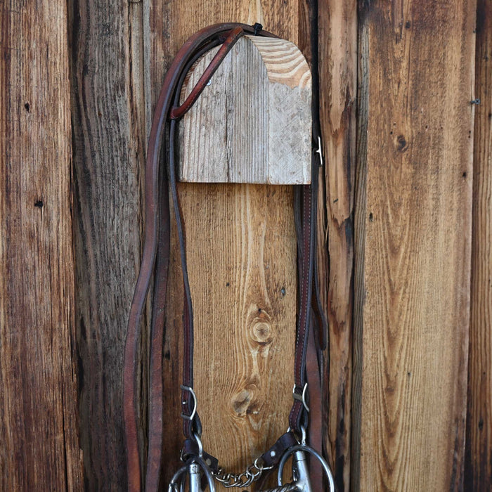 Reinsman Locked O-Ring Twisted Wire Snaffle Bridle Rig Sale Barn Reinsman