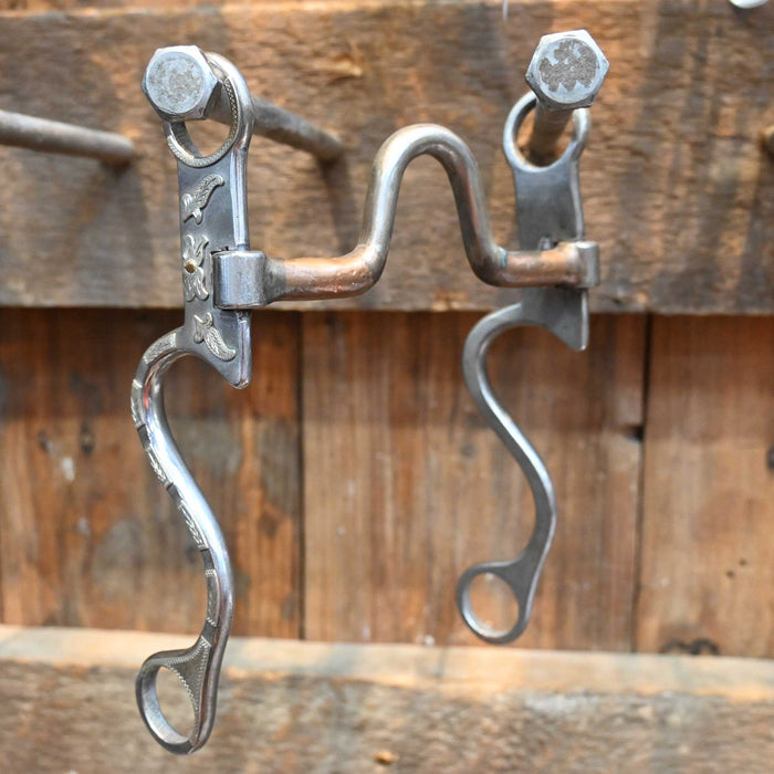 Josh Ownbey Silver Mounted Solid Port Bit