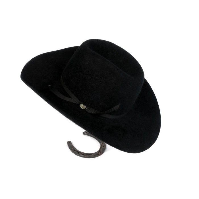 NEW Resistol Best-All-Around Grizzly Black Cowboy Hat Sale Barn Resistol