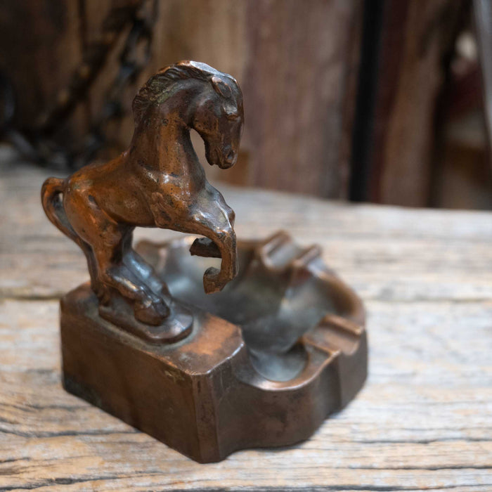 Vintage Copper Horse Ashtray Collectibles MISC