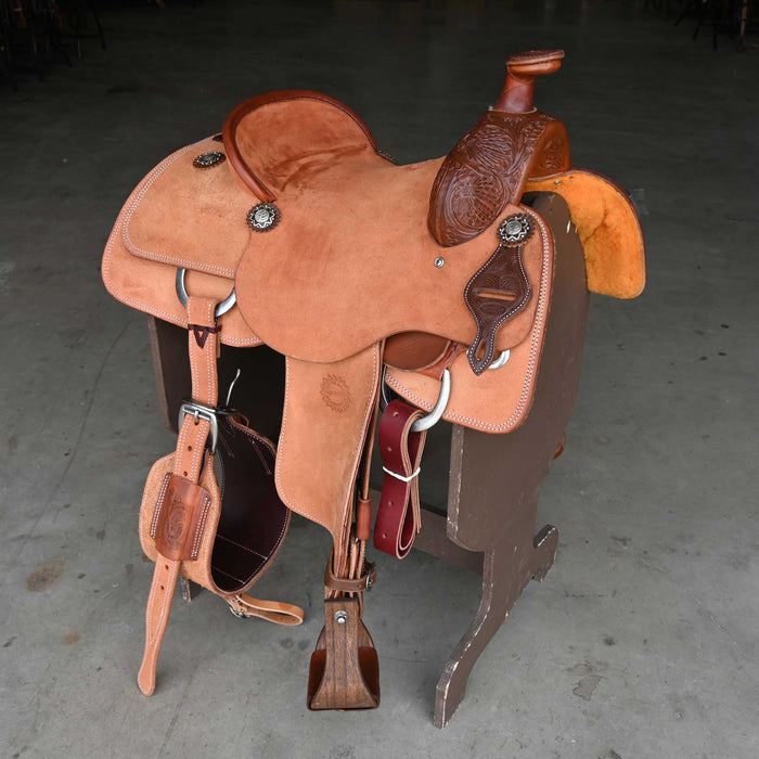 15" JEFF SMITH TEAM ROPING SADDLE
