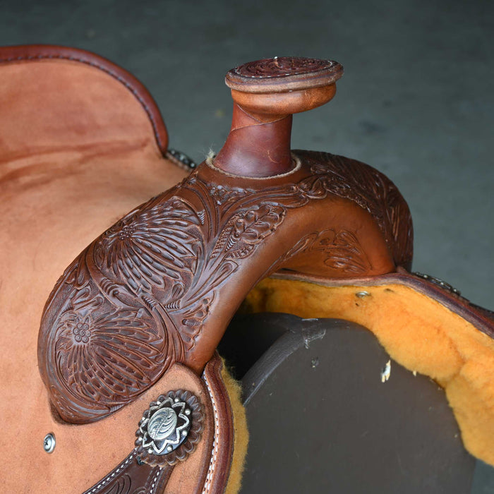 15" JEFF SMITH TEAM ROPING SADDLE