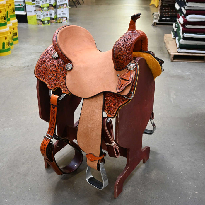 15.5" TESKEY'S BARREL SADDLE Saddles - New Teskey's Saddlery