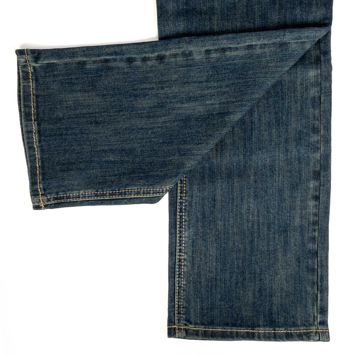 Rock & Roll Denim Men's Embroidered Revolver Straight Boot Jean