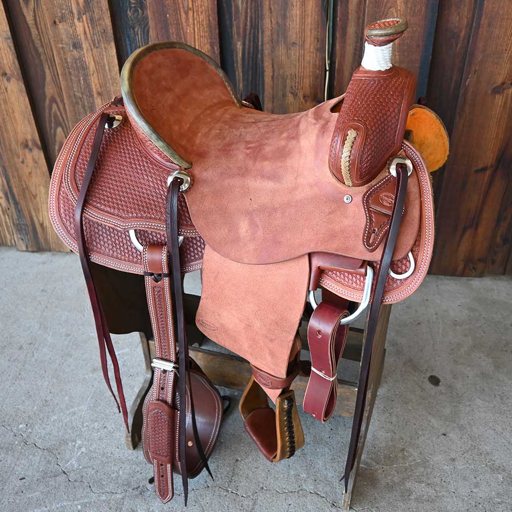 15.5" TESKEY'S RANCH ASSOCIATION SADDLE Saddles TESKEY'S SADDLERY LLC   