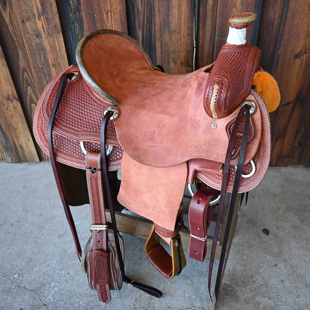 15.5" TESKEY'S RANCH ASSOCIATION SADDLE Saddles TESKEY'S SADDLERY LLC   