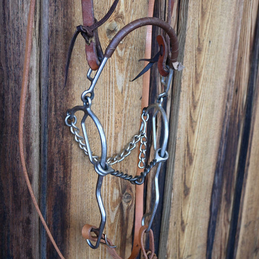 Twisted Wire Snaffle Combo Bridle Rig Sale Barn MISC
