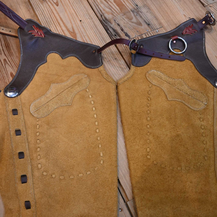 Teskey's Large Double Pocket Working Shotgun Chaps