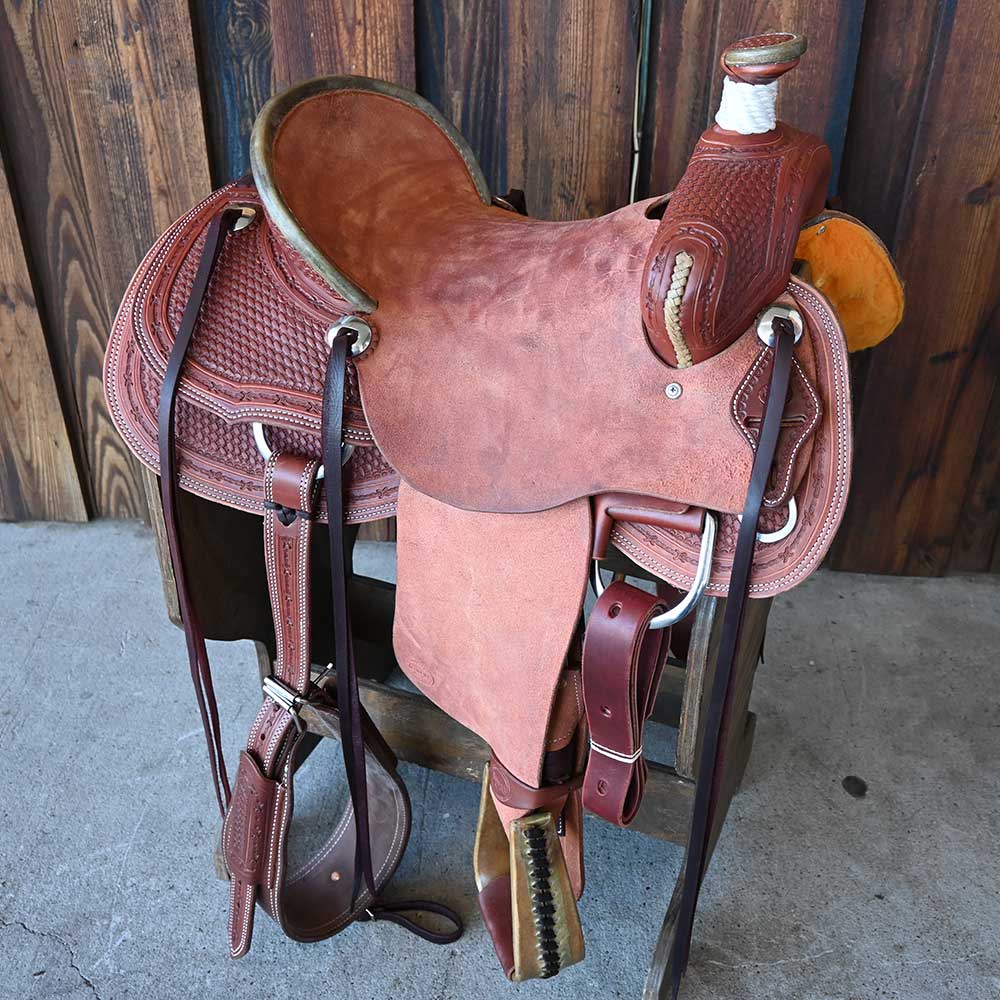 15.5" TESKEY'S RANCH ASSOCIATION SADDLE Saddles TESKEY'S SADDLERY LLC   