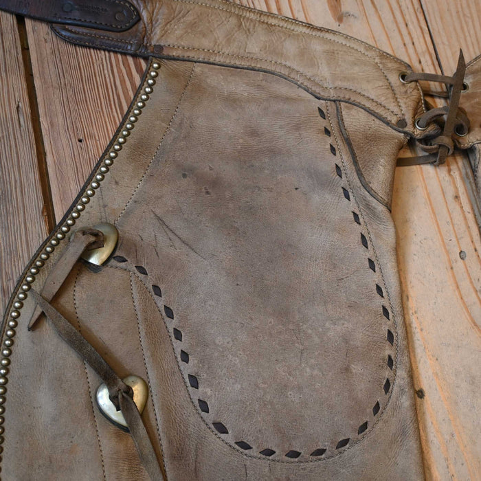 1930's Hamley's Heart Concho Shotgun Chaps