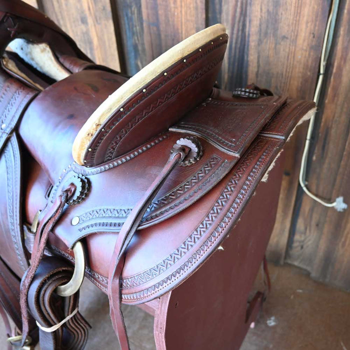 14.5" USED MARC OLIVER MULE SADDLE Saddles - Used MARC OLIVER SADDLERY