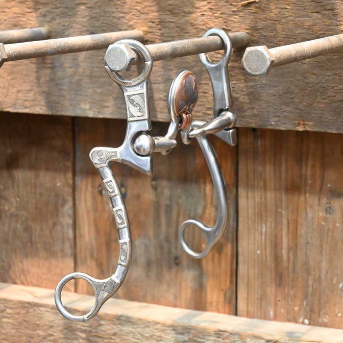 Kerry Kelley's "Fancy" Line - Silver Mounted Bit KK1013 Tack - Bits Kerry Kelley